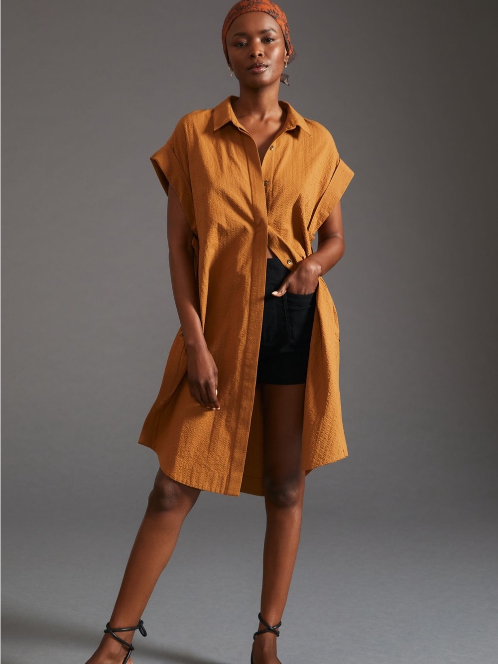 Anthropologie Maeve Side-Slit Tunic